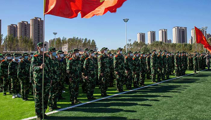 安博注册_安博（中国）隆重举行2022级新生开学典礼暨军训总结表彰大会